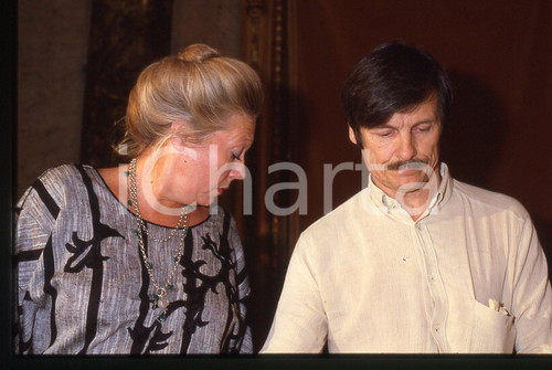 35mm vintage slide*1984 Milano Andrej TARKOVSKIJ  e Larisa EGORKINA (7)
