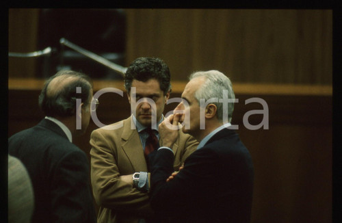 35mm vintage slide*1990ca Bruno TASSAN DIN e avvocato Gaetano PECORELLA (12)