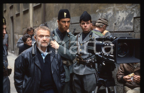 35mm vintage slide* 1988 Film Miss Arizona il regista Pal SANDOR sul set (2)