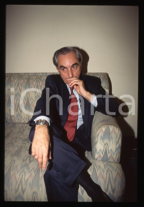 35mm vintage slide* 1996 ROMA Giuliano AMATO presidente ANTITRUST ritratto (4)