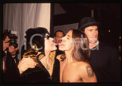 35mm vintage slide* 1993 Los Angeles RED HOT CHILI PEPPERS ai Grammy Awards