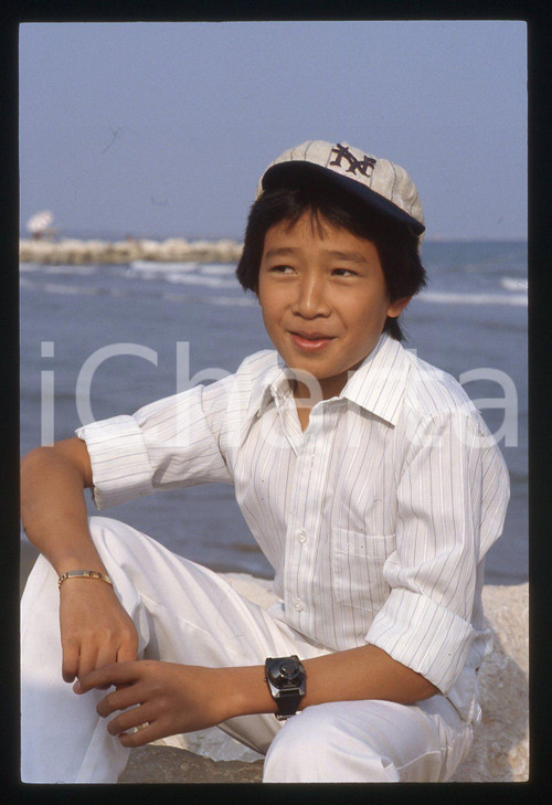 35mm vintage slide* 1985ca CINEMA - Jonathan KE QUAN ritratto dell'attore (12)