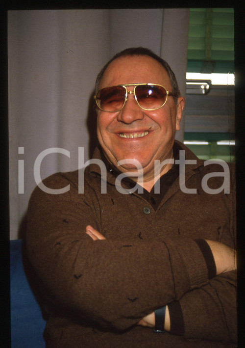 35mm vintage slide* 1988 MILANO - Sergio CORBUCCI ritratto del regista (2)