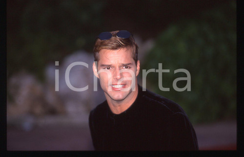 35mm vintage slide* 1995ca MUSICA - Ricky MARTIN ritratto del cantante (7)