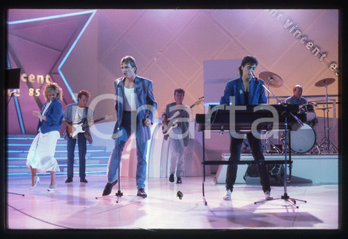 35mm vintage slide* 1985 SAINT VINCENT - GO WEST Peter COX e Richard DRUMMIE