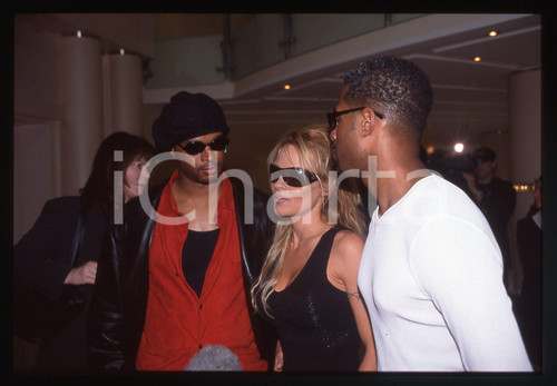 35mm vintage slide*1999 MONTECARLO Pamela ANDERSON Damon WAYANS - MUSIC AWARDS 4