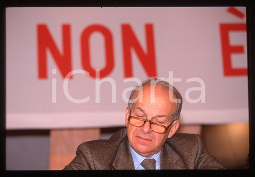 35mm vintage slide* 1998 RIFONDAZIONE COMUNISTA - Fausto BERTINOTTI Ritratto 10