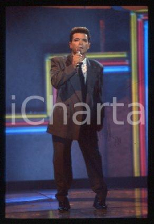 Cristiano MALGIOGLIO - ITALIA Un cantautore 1991 ca * 35 mm vintage slide 19
