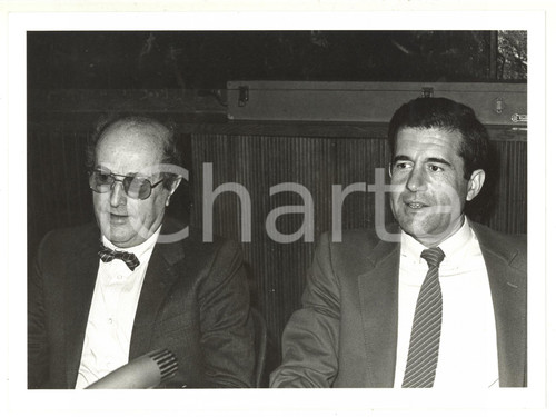1985 ca COSTUME Almeida FARIA e Manoel de OLIVEIRA a una conferenza stampa (2)