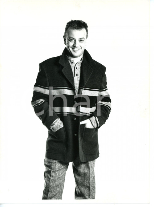 1985 ca COSTUME ITALIA Ritratto di Enrico RUGGERI (6) *Foto VINTAGE 18x24 cm