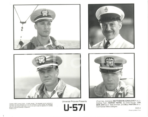 2000 CINEMA "U-571" Matthew McCONAUGHEY Harvey KEITEL Bill PAXTON Jon BON JOVI