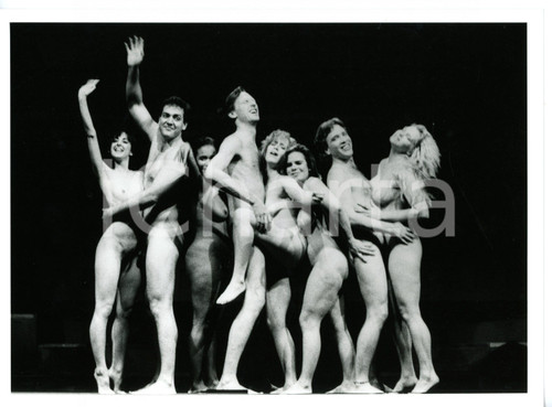 1990 ca TEATRO ITALIA "Oh! Calcutta!" - Gli attori salutano il pubblico *Foto