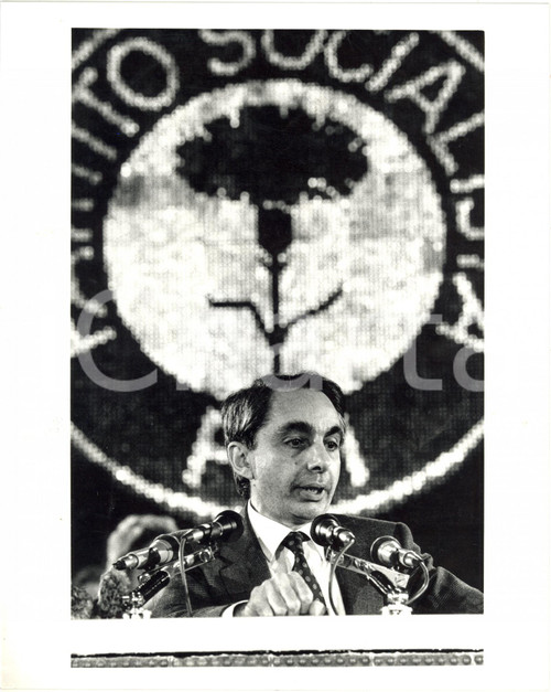 1987 RIMINI 44° Congresso PSI - Intervento di Giuliano AMATO *Foto 20x25 cm