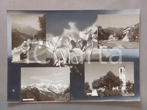 1960 ca GORNO (BG) Frazione RISO *Bozzetto preparatorio per cartolina 40x28 cm
