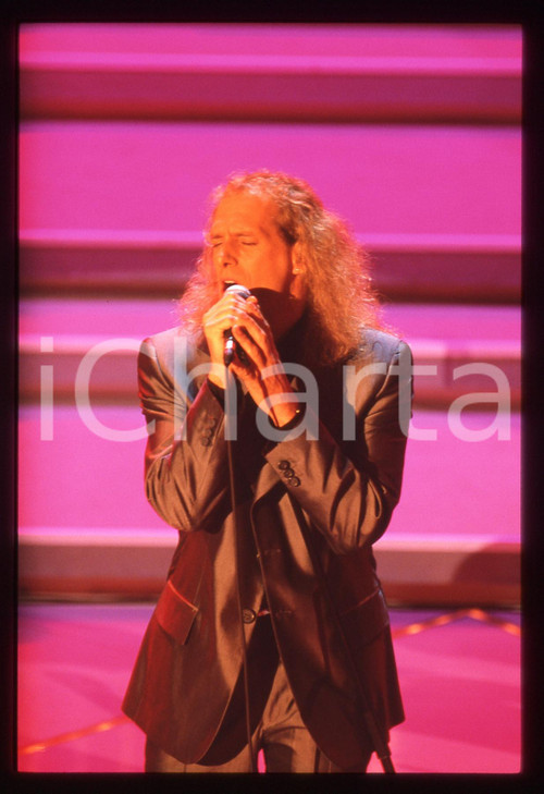35mm vintage slide*1996 - FESTIVAL DI SANREMO - Michael BOLTON sul palco (52) 