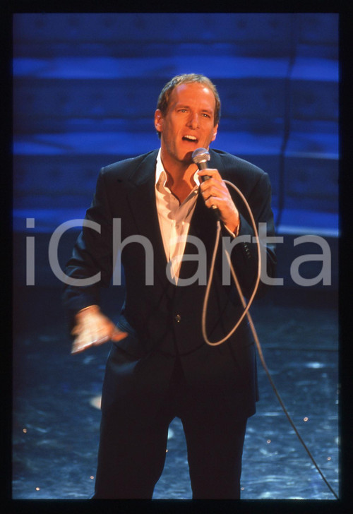 35mm vintage slide* 2000ca -Michael BOLTON durante un'esibizione (17)