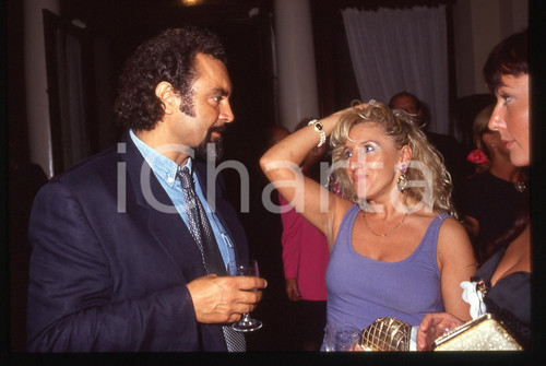 35mm vintage slide* 1995ca Diego ABATANTUONO ritratto ad un evento(3)