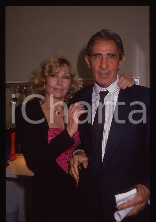 35mm vintage slide* 1991 MILANO Kim NOVAK con Walter CHIARI (15)