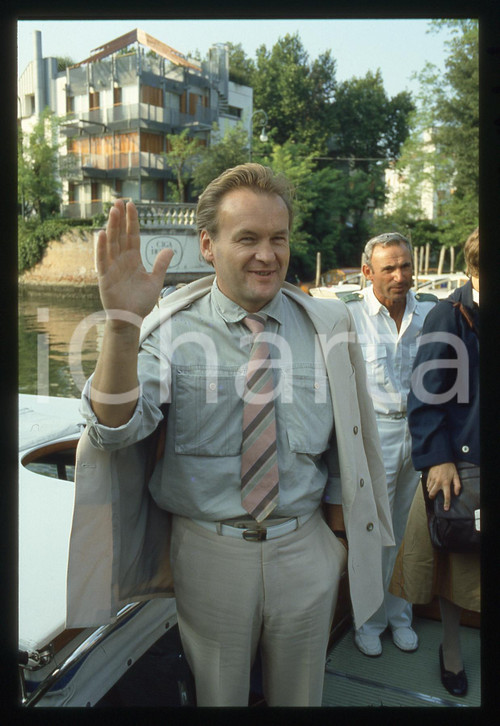35mm vintage slide* 1985 VENEZIA Jerzy SKOLIMOWSKI alla Biennale del Cinema (30)