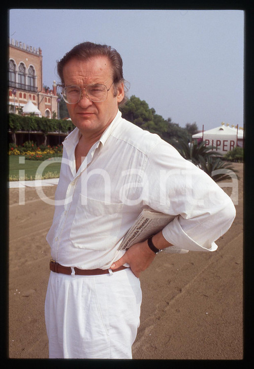 35mm vintage slide* 1991 VENEZIA Jerzy SKOLIMOWSKI alla Mostra del Cinema (7)