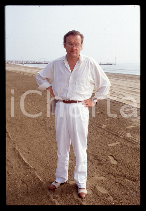 35mm vintage slide* 1991 VENEZIA Jerzy SKOLIMOWSKI alla Mostra del Cinema (9)