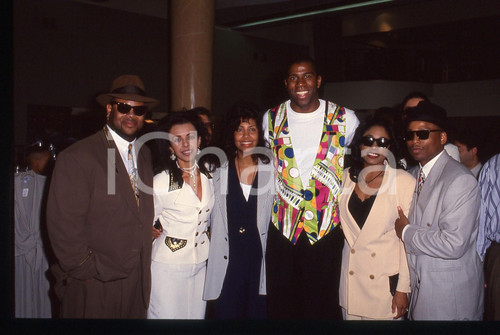 35mm vintage slide* 1993 HOLLYWOOD Magic JOHNSON Jimmy JAM Terry LEWIS (9)