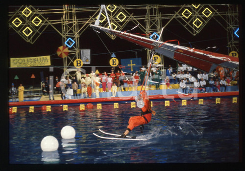 35mm vintage slide* 1988 MISANO ADRIATICO GIOCHI SENZA FRONTIERE Sull'acqua 1
