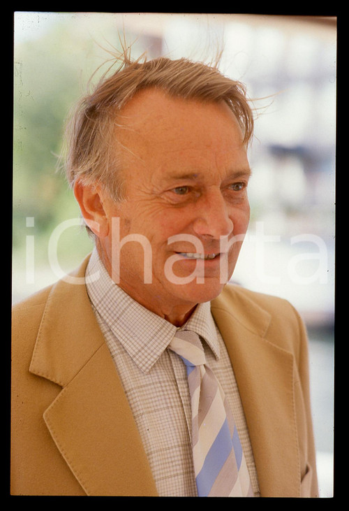 35mm vintage slide* 1985ca CINEMA - Denholm ELLIOT Ritratto dell'attore (2)