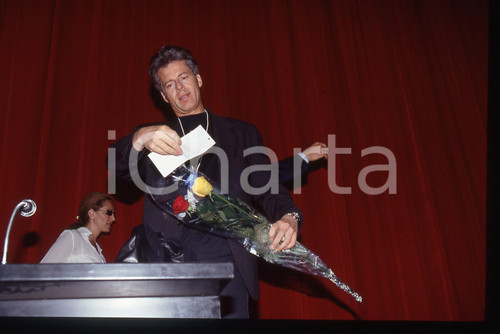 35mm vintage slide* 1998 MILANO Claudio BAGLIONI Conferenza stampa DA ME A TE 10
