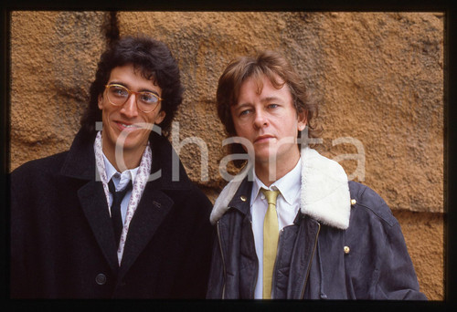 35mm vintage slide* 1984 SANREMO Bruno BERGONZI Mike LOGAN dei DHUO Ritratto 4