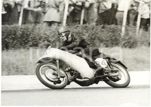 1953 AUTODROMO DI MONZA GP DELLE NAZIONI - Enrico LORENZETTI su MOTO GUZZI 250