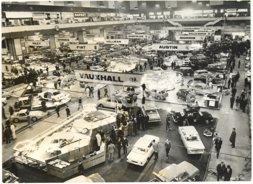 1963 LONDON EARLS COURT British International Motor Show - Padiglione espositivo