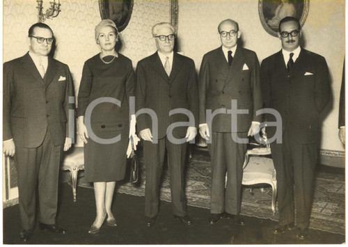 1959 ROMA Giovanni GRONCHI Federico FERNÁNDEZ DE MONJARDÍN Dalmiro BALAGUER