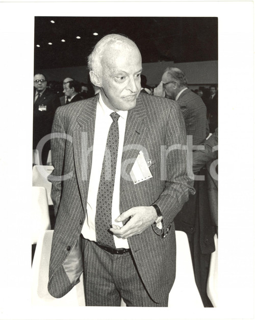 1984 CONFINDUSTRIA Incontro sul futuro - Ritratto di Leopoldo PIRELLI (4) Foto