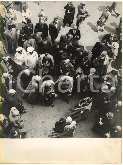 1955 GENOVA - Partenza delegazione per Congresso Eucaristico di Rio de Janeiro