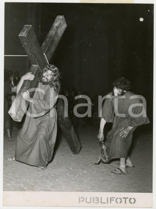 1955 VALMONTONE (ROMA) Venerdì Santo - Rappresentazione della VIA CRUCIS *Foto