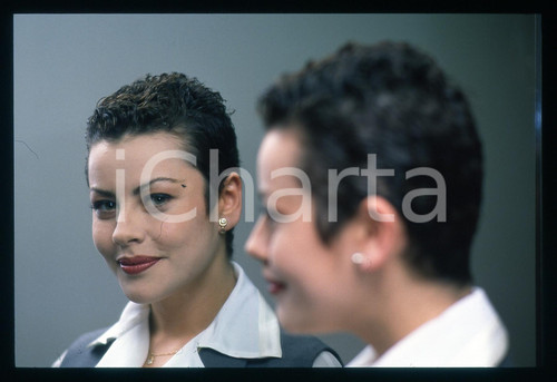 35mm vintage slide*2000ca SPETTACOLO Eva GRIMALDI Ritratto allo specchio (10)