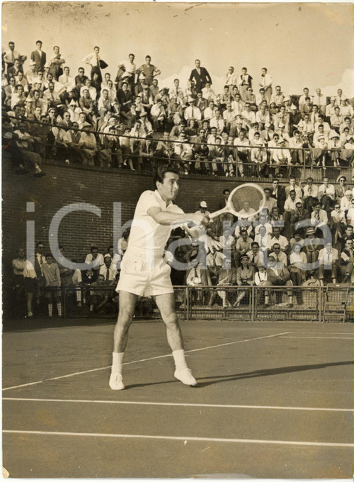 1953 TORINO Coppa Davis Italia-Svezia - Giuseppe MERLO vs Sven DAVIDSON *Foto