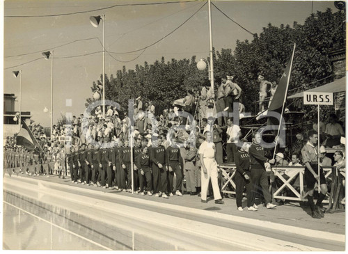 1954 TORINO Campionati Europei NUOTO - Cerimonia di presentazione squadre - URSS