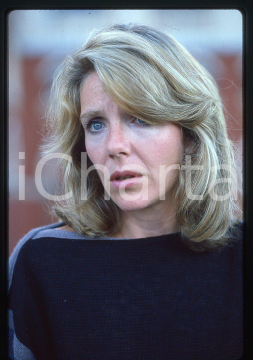 35mm vintage slide*1983 VENEZIA - CINEMA - Jill CLAYBURGH Ritratto attrice (2)