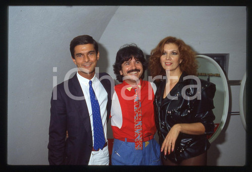 35mm vintage slide* 1985ca MUSICA Iva ZANICCHI con Rolando ELISEI Ritratto (3)