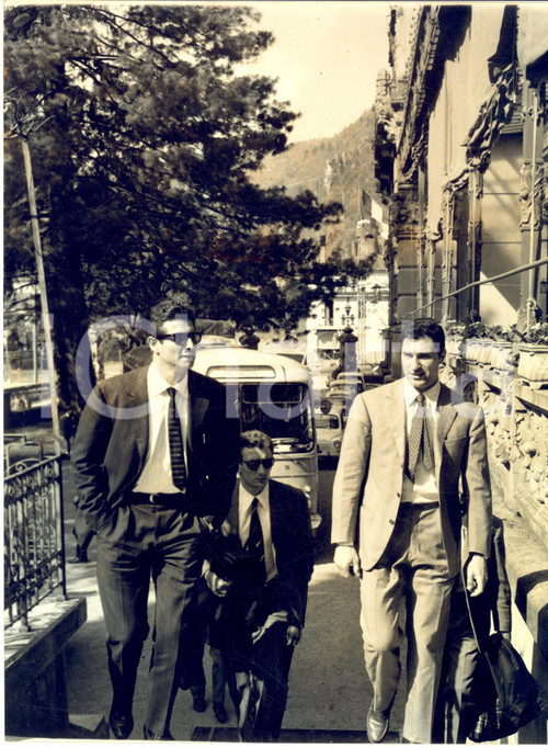 1962 SAN PELLEGRINO TERME Arrivo giocatori Nazionale Italiana CALCIO *Foto 18x24