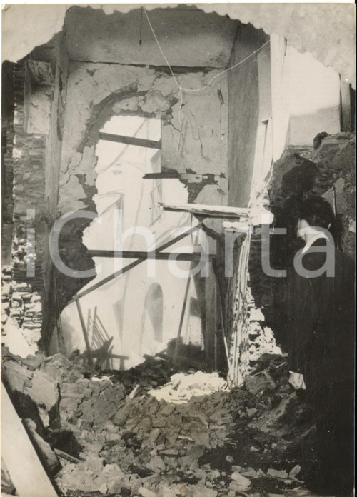 1956 ALGER Casbah - Immeuble détruit par une explosion *Photo 13x18 cm