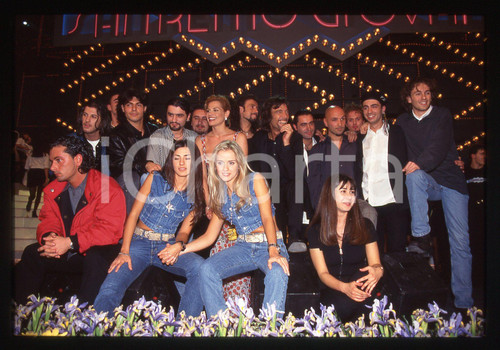 35mm vintage slide*1996 SANREMO GIOVANI Paola e Chiara IEZZI Alex BARONI 5