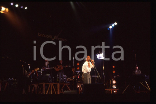 35mm vintage slide* 1991 SANREMO Leandro BARSOTTI in concerto al CLUB TENCO (4)