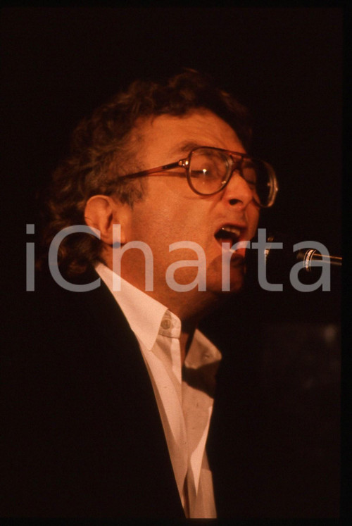 35mm vintage slide* 1989 SANREMO  Randy NEWMAN al CLUB TENCO Ritratto (13)