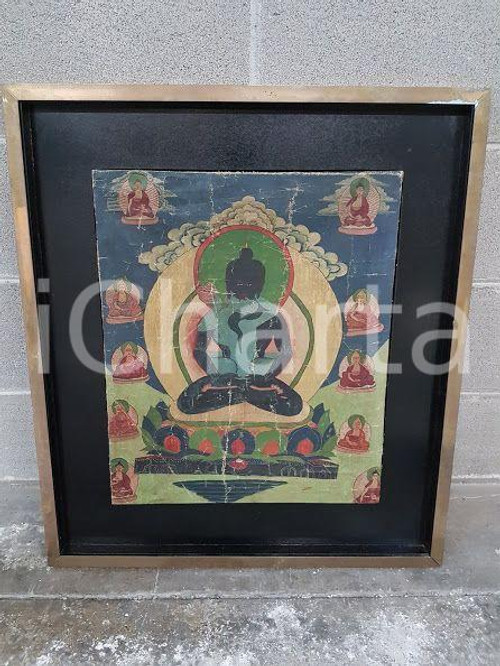1975 CINA VINTAGE Spiritualità ed eros orientale - quadro 60,5 x 68,5 cm