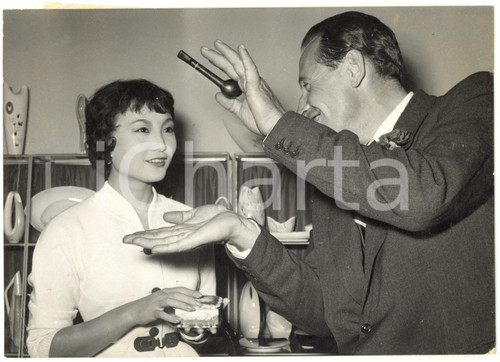 1956 ROMA Ditta Porcellane Rosenthal - Midoriko TOKURA con Philip ROSENTHAL
