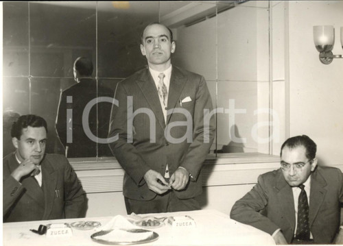 1954 CICLISMO MILANO Fiorenzo MAGNI presenta la sua squadra NIVEA-FUCHS (2) Foto