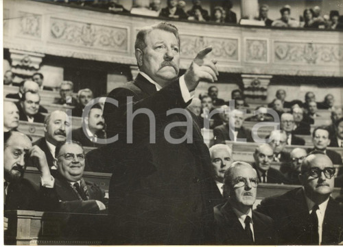 1960 CINEMA Film "Il Presidente" - Jean GABIN alla Camera dei Deputati *Foto